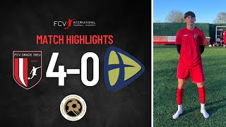 Match Highlights  FCV Grace Dieu vs Tresham Academy [upl. by Thia]