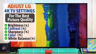 How To Adjust Best Picture Settings For LG Smart TV 2024 [upl. by Kristoffer839]