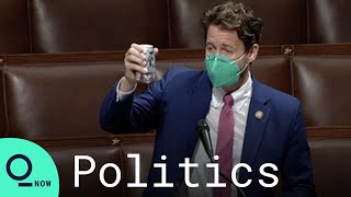 Rep Joe Cunningham of South Carolina Opens a Beer in Last House Speech [upl. by Montague700]