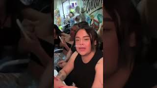 “Aquí en la fiesta comiendo gratis” wendyguevara paolitasuarez greciamonzon [upl. by Oam860]