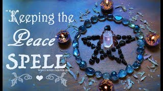 Keeping The Peace Spell  How To  The White Witch Parlour [upl. by Aleakim]