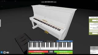 Out for love  Hazbin Hotel  Roblox piano [upl. by Vonny]