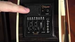 The Takamine CT4B II acoustic guitar preamp  review and user guide [upl. by Nyleak11]