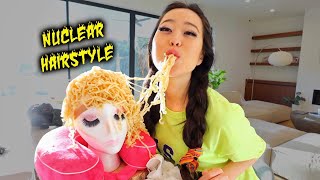 A RAMEN WIG MUKBANG I am a mess [upl. by Tnilc]