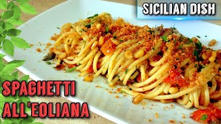 Spaghetti alla Eoliana🌋 La mia Versione Facilissima e Veloce [upl. by Mauralia914]