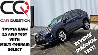 Toyota RAV4 AWD REVERSE Diagonal Test  Its BETTER that WAY [upl. by Nehte74]