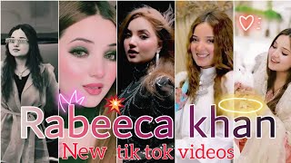 Rabeeca khan😊👑 new latest tik tok videos 😍🌷  Rabeeca kashif khan new tik tok videos [upl. by Torray909]