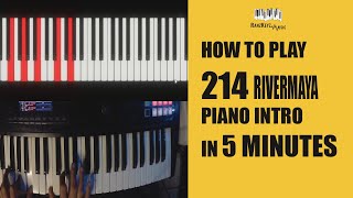 214 Piano Intro Tutorial  Rivermaya [upl. by Papageno]