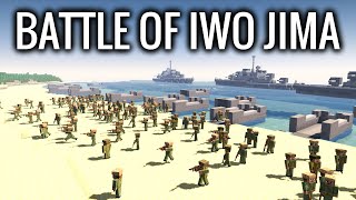 World War 2 in Minecraft  BATTLE OF IWO JIMA [upl. by Imoin876]