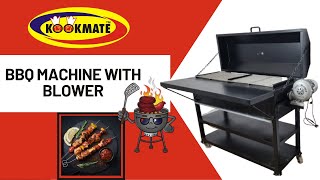 Blower BBQ Machine Save coalChicken Barbeque Machine manufacturersgrill BBQ kitchen equipment [upl. by Mahgirb137]