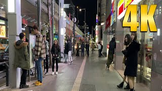 【4K】 Tokyo Red Light Area Roppongi hidden streets Night walking tour 東京散歩  Fall 2020 [upl. by Kappel361]