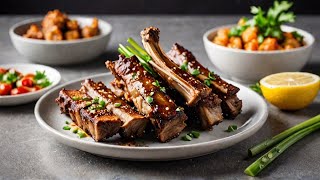 Crispy Lemongrass Pork Ribs Recipe [upl. by Brucie]