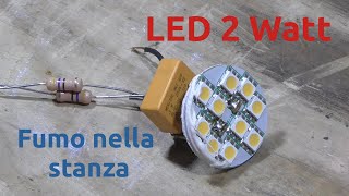 Lampadina LED 2W E14  Interviene il magnetotermico  La riportiamo in vita [upl. by Orag]