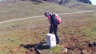 Randonnée la Dôle depuis le Col de la Faucille avril 2017 [upl. by Aicissej]