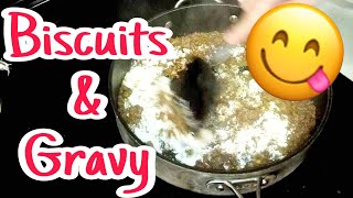 Biscuits amp Gravy Recipe  Using Food Storage [upl. by Enaud]