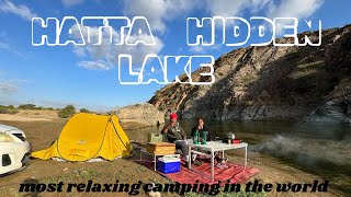 Most relaxing camping in Dubai  Hatta hidden lake  camping day vlog 08 [upl. by Norud771]