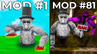 I Used EVERY Mod in Gorilla Tag [upl. by Ailehc853]