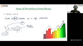 Sum of Deviations from MeanLecture3StatisticsMathsGrade10JEENEETOlympiads [upl. by Er]