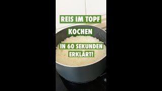 Reis kochen ohne Reiskocher kurz erklärt  Einfach Japanisch lernen shorts [upl. by Salakcin]