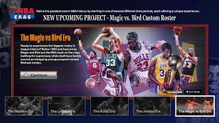 NBA2K24  Update for Magic vs Bird Era  Custom Roster Project [upl. by Teillo]