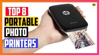 8 Best Portable photo printer 2022  for iPhone amp photographers [upl. by Nnanerak]