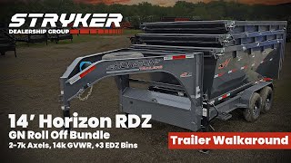 14 Horizon RDZ GN Roll Off Bundle 2 7k Axles  3 EDZ Bins vin3982 [upl. by Finley757]