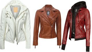 Trending winter leather jacket designs 2024leather jacket collection 2024 [upl. by Deidre50]