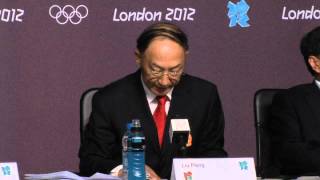 London 2012 Chinese Olympic delegation reflect on Londons hosting [upl. by Ulphiah]