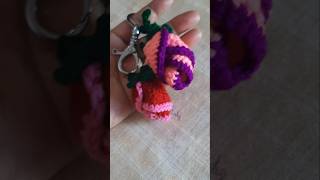 Rose 🌹 pattern 🗝️ ring sakhisaheli115 crochetpatterns diy amigurumipattern [upl. by Adneram]