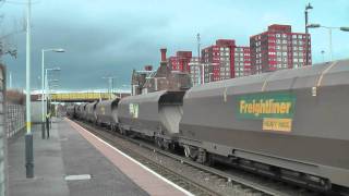 70010 on 6F02 1207 Ellesmere Port Manisty Wharf  Fiddlers Ferry Power Station [upl. by Legir]