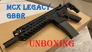 Unboxing Sig Sauer MCX Legacy GBBR by APFG VFC [upl. by Eisdnil]