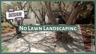 NO GRASS Front Yard Ideas  Xeriscape Landscape Design Tips from a Landscape Designer [upl. by Ilahtan959]