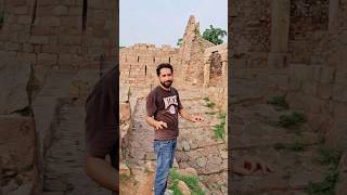 दिल्ली के जंगल में बना भयानक किला। adilabad Fort। reels short SathlatheVlog [upl. by Eivol]