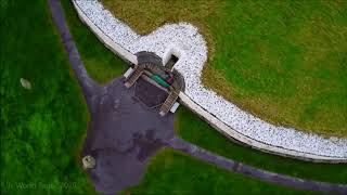 Newgrange Passage Tomb  December 2020  Drone Footage [upl. by Cissej]