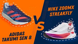 VERSUS Adidas Takumi Sen 8 VS Nike Streakfly Mana Lebih Baik [upl. by Ynaffad256]