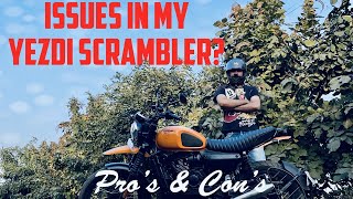 2022 Yezdi Scrambler Advantages amp Disadvantages  Heating Mileage Owner’s Review after 10 days [upl. by Alleirbag]