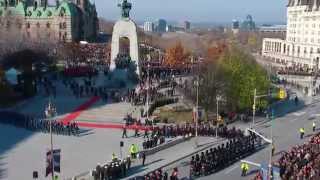 Ottawa Remembrance Day 2014 [upl. by Cirenoj]