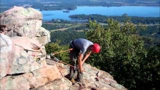 Plaquette Belay Device Techniques  3 to 1 Haul [upl. by Bendicty]