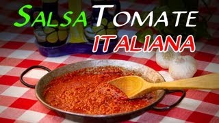 Receta de la Autentica Salsa de Tomate Italiana [upl. by Yelhsa]