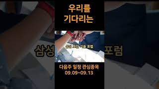 우리를 기다리는 다음주일정 관심종목 10선 양자보안미국대선유럽종양학회 [upl. by Lleryd]