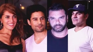 Salmans Brothers Arbaaz Khan amp Sohail Khan At Rajeev Khandelwals Party [upl. by Cami453]