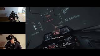 Star Citizen 322 in a flight simulator Yaw 2  VorpX and Valve Index [upl. by Carolynne307]