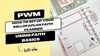 How to Set Up Your Kellofaplan Faith Planner [upl. by Lewert728]