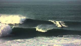 Big surf in Newquay CornwallThe Cribbar october 30th 2011 [upl. by Fedak]