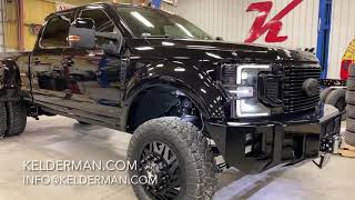 THE ULTIMATE WORK TRUCK KELDERMANBUILT 2021 F450 ON FULL AIR RIDE FORCES AND MORE [upl. by Ramsden]