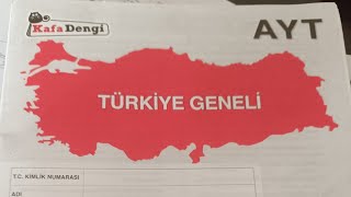 KAFA DENGİ EXTRA 2024 AYT TÜRKİYE GENELİ DENEME CEVAP ANAHTARI [upl. by Ayotal]