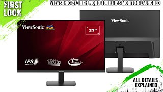 ViewSonic VA27082KMHD 27Inch WQHD IPS Monitor Launched  Explained All Spec Features And More [upl. by Nimra636]