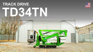 TD34TN Product Video  TrackDrive Cherry Picker from Niftylift [upl. by Eetnwahs754]