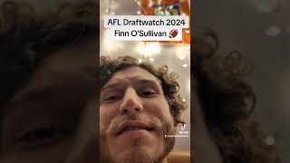 AFL Draftwatch 2024 Finn OSullivan afl afldraft footy [upl. by Ayotyal]