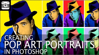 Creating Pop Art Portraits in Photoshop [upl. by Wandie]